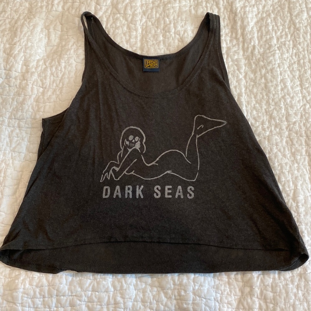 Dark Seas Mermaid Skull Tank